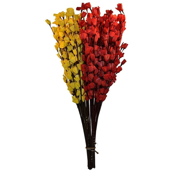SIMONART AND PRINTING 24 in Artificial Multicolor Flowers Bouquet 10 Count