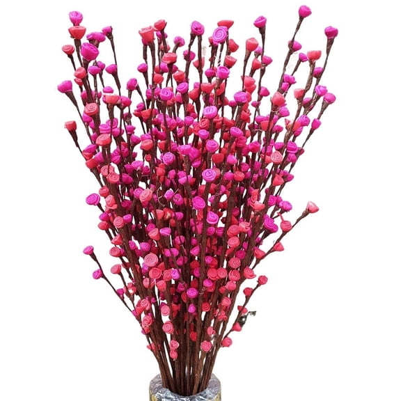 SIMONART AND PRINTING 24 in Artificial Multicolor Flowers Bouquet, 10 Count