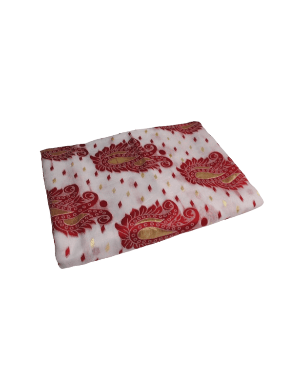 Women's Traditional Bengal Cotton Silk Soft Jamdani Saree - Beautiful design and Quality SAREE - Without Blouse Piece