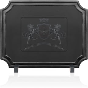 SIMOND STORE - Fire Back for Fireplace - 20"(W) x 16"(H) cast Iron Fireplace Back Plate - Fire Backs for Fireplace Heat Reflection and Wall Protection
