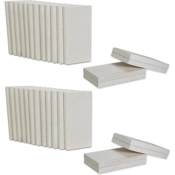 SIMOND STORE Insulating Fire Bricks - 3/4" x 4.5" x 9" - 2500F Rated - Forge Bricks - Fire Bricks for Fireplace