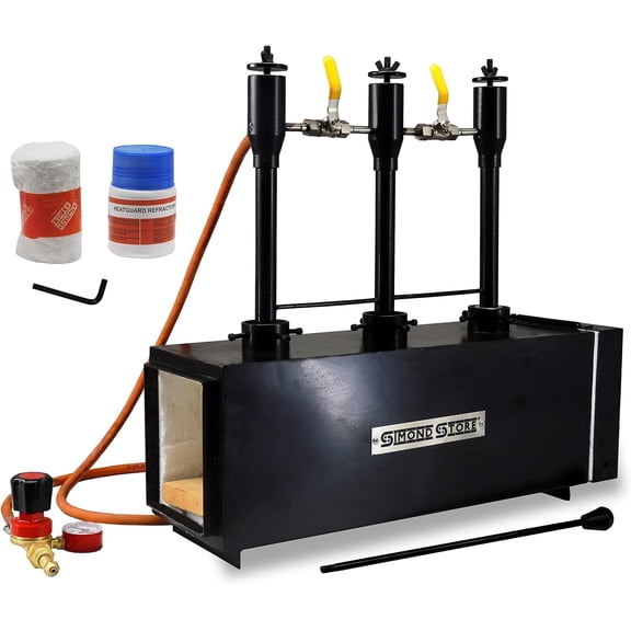 Simond Store Triple Burner Propane Outdoor Stove with 2600F Capacity High Density Insulation