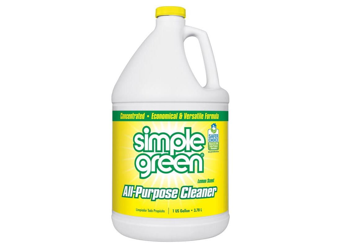 SIMPLE GREEN 3010100614010 All-Purpose Cleaner, 1 gal Bottle, Liquid, Lemon, Yellow