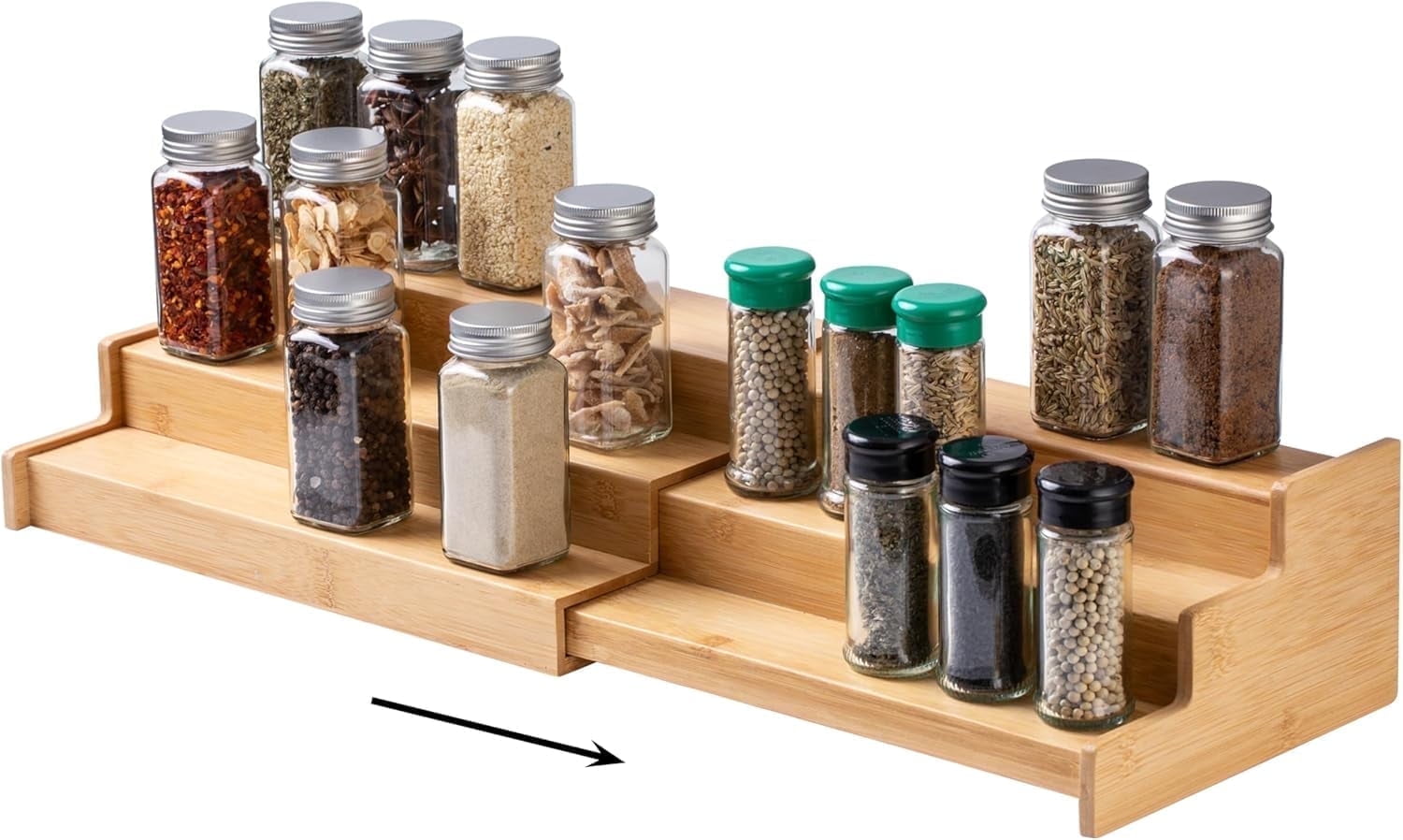 SIMPLEMADE 3-Tier Spice Rack Organizer - Versatile Storage Shelf for ...