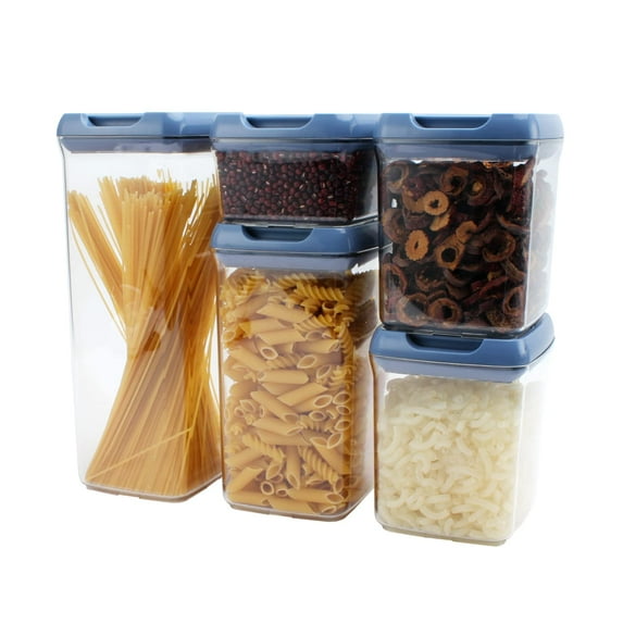 SIMPLEMADE Fliplock Container Set - 5-Piece Airtight, Food Storage ...