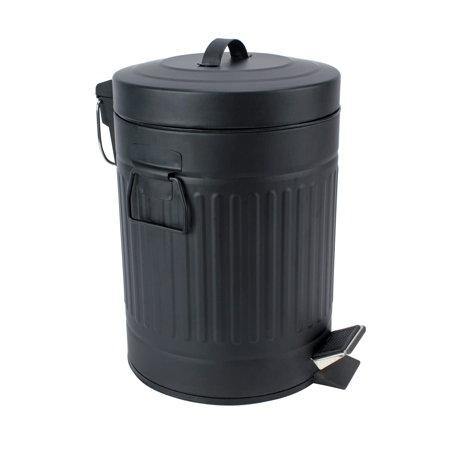 SIMPLEMADE Small Bathroom Trash Can with Lid, Kitchen Garbage Can 5
