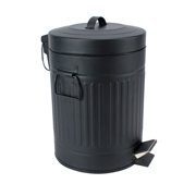 SIMPLEMADE Small Bathroom Trash Can with Lid, Kitchen Garbage Can - 5 Liter / 1.3 Gallon