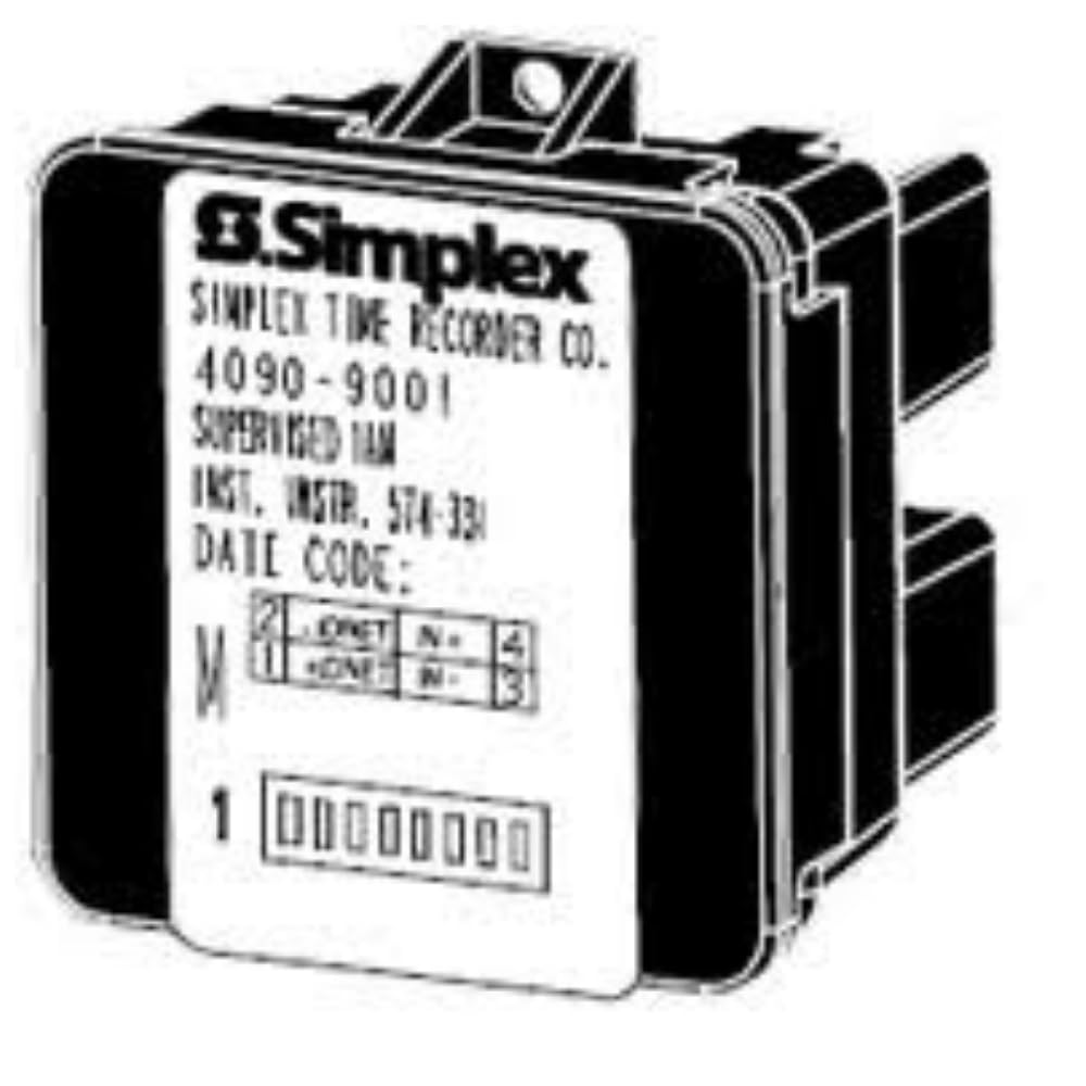 SIMPLEX 40909001 Mounted in Thermoplastic Housing