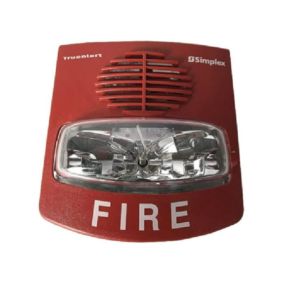 SIMPLEX 4906-9139 High CD Horn Strobe Non-Addressable Wall Mounting, Red