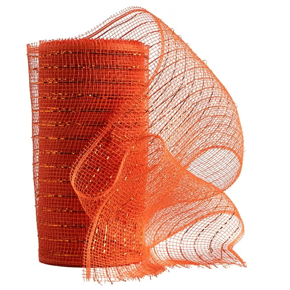 Simplicity mesh orange 5.5in 10 yard, prefect for wreaths and decorating