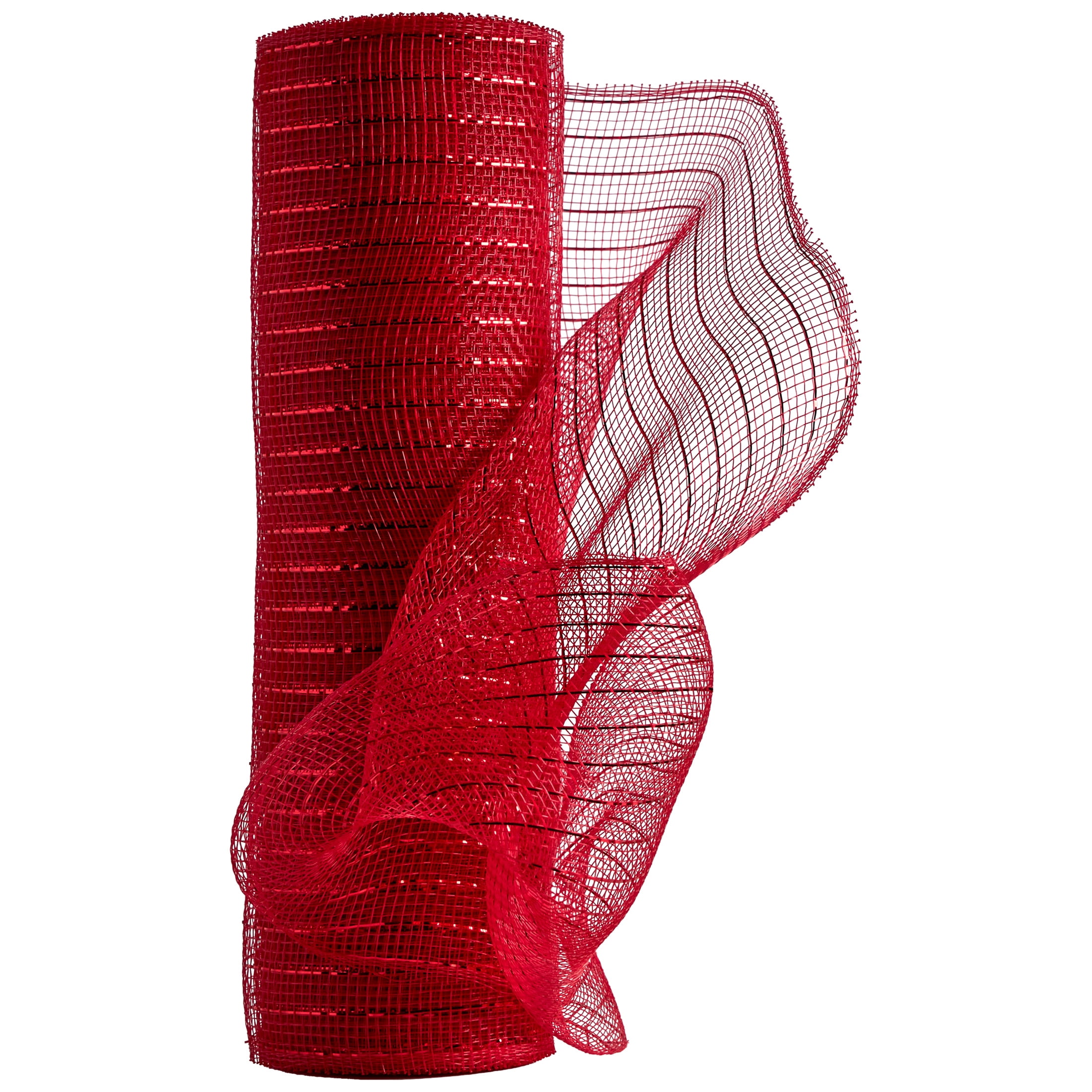 SIMPLICITY MESH RED 10IN 10Y, PREFECT FOR WREATHS AND DECORATING ...