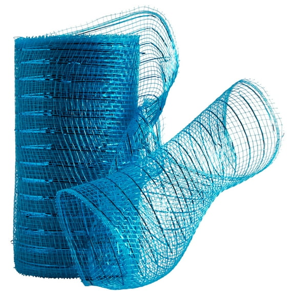 Simplicity mesh turquoise 5.5in 10 yard, prefect for wreaths and decorating
