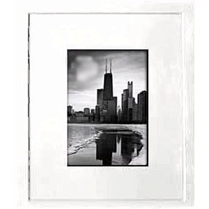 SIMPLICITY Stepped Decorator-white style by Prinz - 8x10