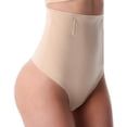 thumbnail image 1 of SIMPLINE Thong Shapewear Tummy Control Women's Seamless High Waist Shaping Thong Sexy Underwear Slim Fit, 1 of 8