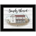 thumbnail image 1 of TrendyDecor4U Simply Blessed By Billy Jacobs Framed Print BJ1209-704G, 1 of 3