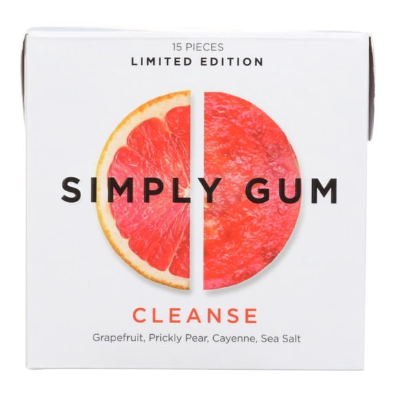 SIMPLY - Biodegradable Chewing Gum Cleanse - 15 PC, Case of 12