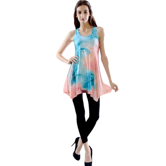 SIMPLY COUTURE Women's Casual Sleeveless A-Line Summer Dress