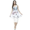 thumbnail image 1 of SIMPLY COUTURE Women's Flowy Sleeveless A-Line Butterfly Summer Dress, 1 of 2