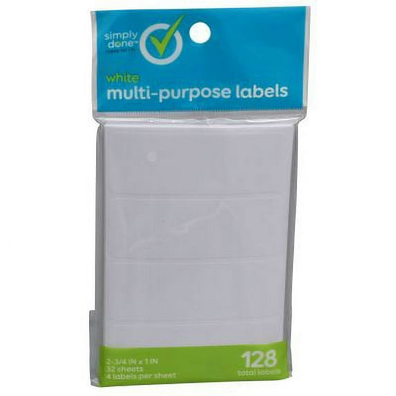 SIMPLY DONE LABELS ALL PURP AD