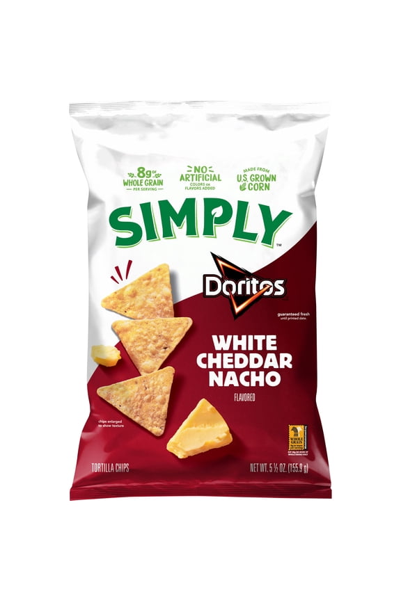 Doritos White Cheddar Nacho Tortilla Chips , 5.5 oz