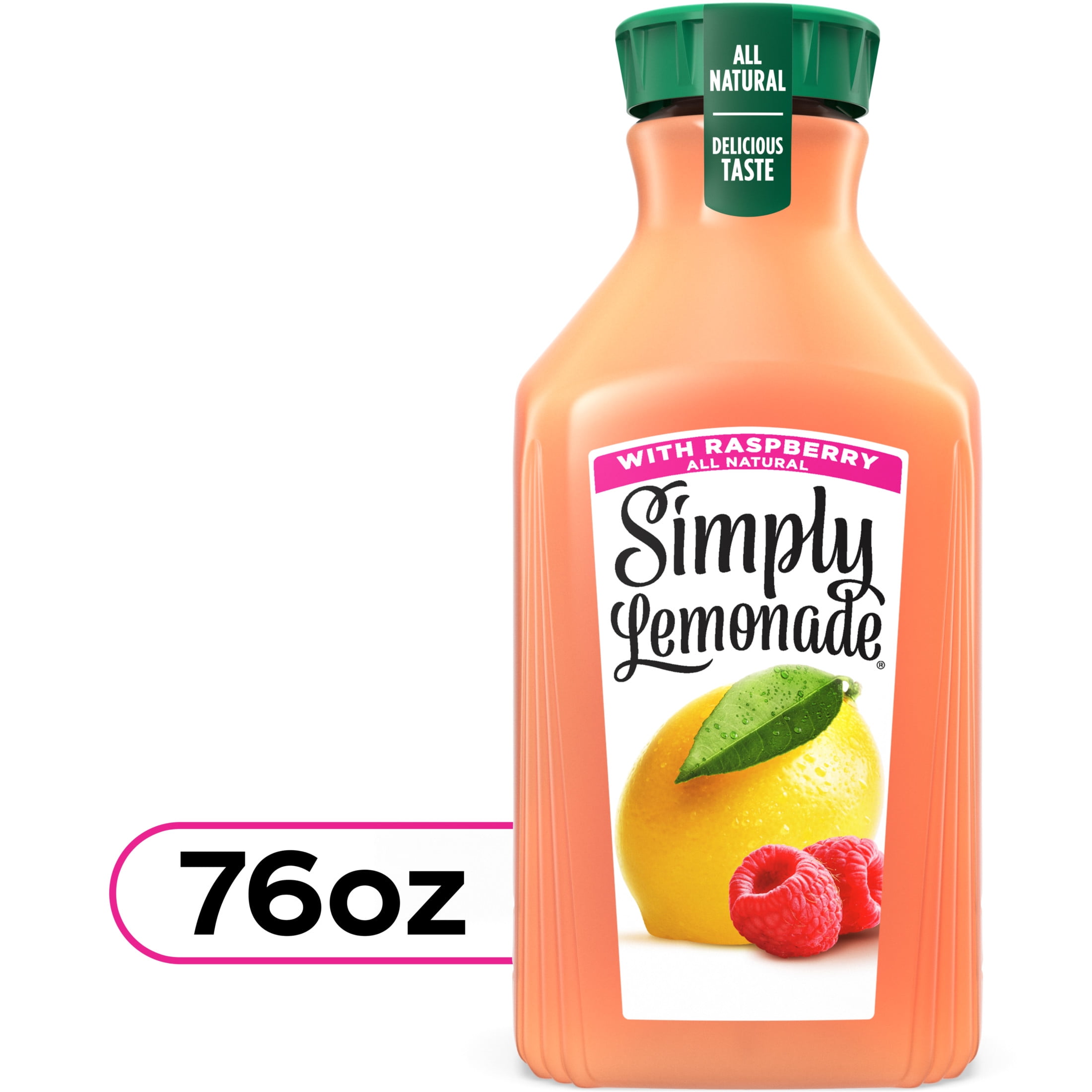 Simply Lemonade w/ Raspberry Bottle, 76 oz bottle