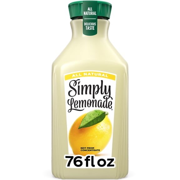 Simply Lemonade Bottle, 76 fl oz