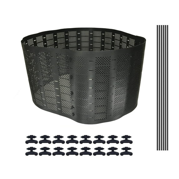 SIMPO 500 Gallon Composter Expandable Backyard Outdoor Compost Bin Easy Setup High Efficiency