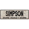 thumbnail image 1 of SIMPSON Rustic Home Sweet Home Sign Gift 8x24 Metal Decor 108240084145, 1 of 1