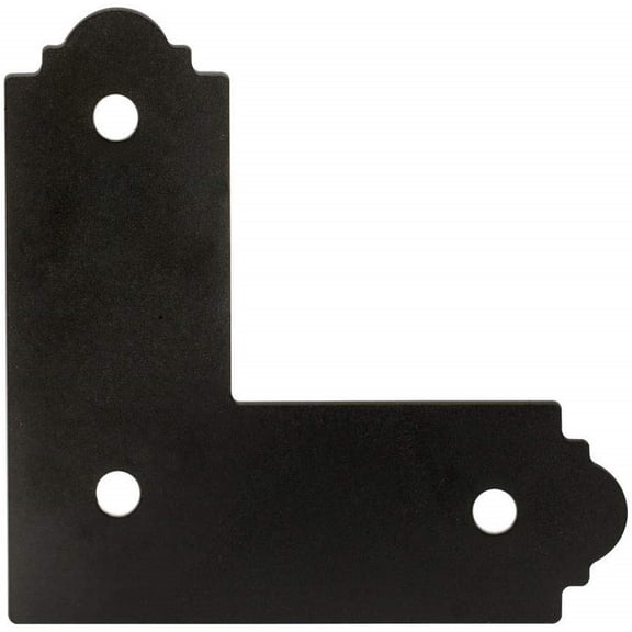 Simpson Strong-Tie Outdoor Accents Mission Collection ZMAX, Black Powder-Coated T Strap for 6x6 (Pack of 8)