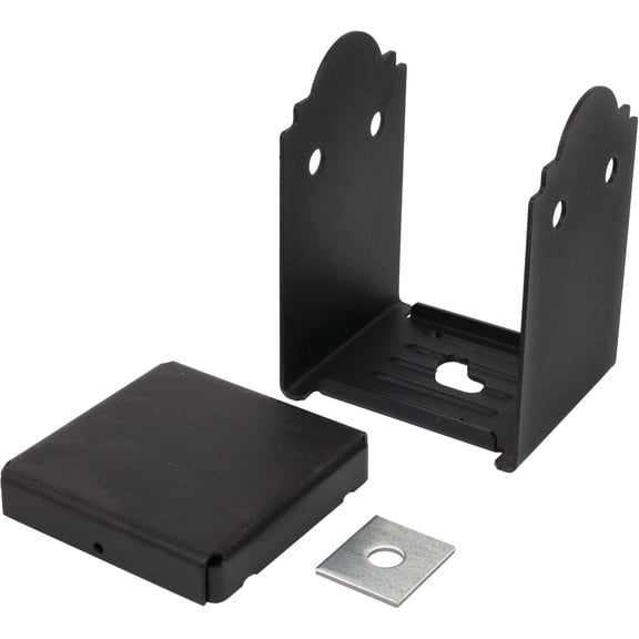 Simpson Strong-Tie Post Base DSAEL36 - 6x6 Black Zmax - 4-Pack