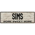 thumbnail image 1 of SIMS Rustic Home Sweet Home Sign Gift 6x18 Metal Decor 206180084254, 1 of 1