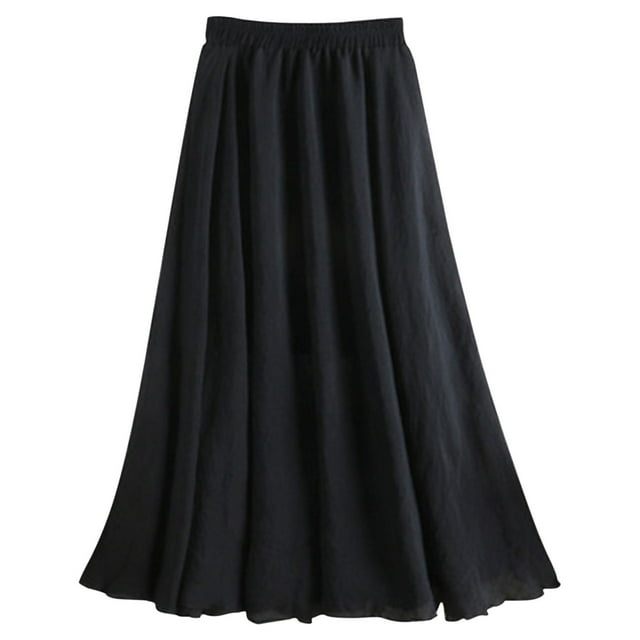 SIMU Womens Skirts Summer 2024 Women'S Summer Cotton Half Skirt High ...
