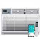 SIMZLIFE 10,000 BTU Window Air Conditioner With APP, Cools Up To 450 Sq Ft, 4 Cooling Modes, Remote Control, White