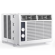 SIMZLIFE 5,000 BTU Window Air Conditioner, Cools Up To 150 Sq Ft, Knob, 2 Cooling Modes, Without Remote Control, White