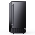 thumbnail image 1 of SIMZLIFE Built-in Commercial Ice Maker 80Lbs/24H, Under Counter or Freestanding, Self-Cleaning, Kitchen & Bar, Black, 1 of 10