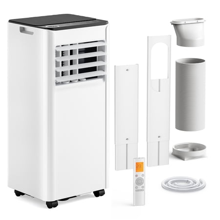 SIMZLIFE Portable Air Conditioner 8000 BTU,Portable Ac Unit up to 550 Sq,White