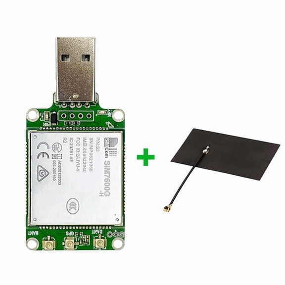 SIMcom SIM7600G-H LTE CAT4 USB Dongle Core Board+FPC Supports GNSS Development Core Board,1 * Core Board Kit,Random Color