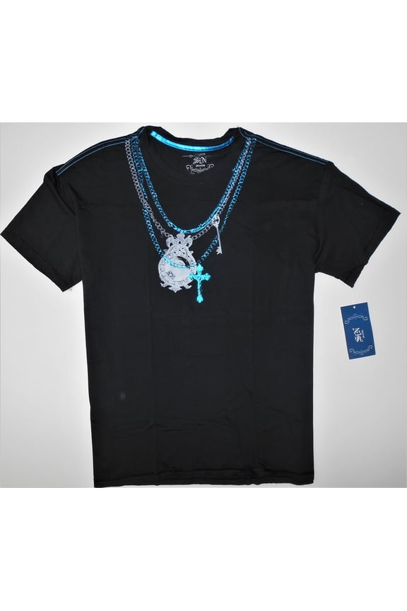 MEN'S TEE SHIRT - TRIBE BLACK XLARGE - BLACK