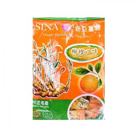 SINA Ginger Candy Orange Flavored 125g