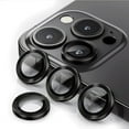 thumbnail image 1 of SINBEE [3+1 Pack] for iPhone 14 Pro - Max Camera Lens Protector, Tempered Glass Cover Pro, Ultra HD, Anti-Scratch, Metal Individual Ring 6.1''/14 6.7'', Black, 1 of 7