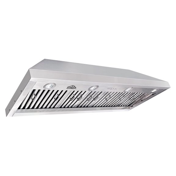 SINDA 48 Inch Built-in Range Hood Insert/Liner , 1150CFM in Stainless Steel
