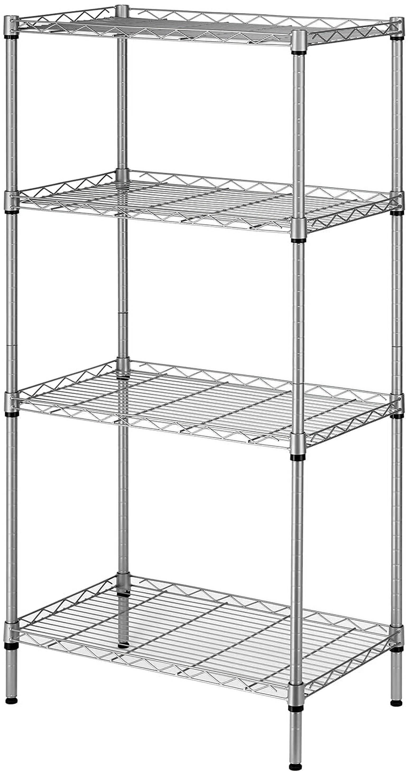 SINGAYE 5 Tier Adjustable Storage Shelf Metal Storage Rack Wire