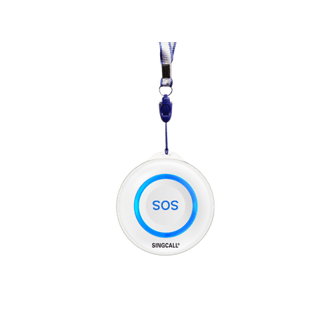 SINGCALL Tuya WiFi Smart SOS Emergency Button Alarm for Handicapped Elderly Patient(Only Supports 2.4GHz Wi-Fi)