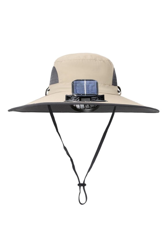 Sun Hat with Fan, Sun Hat with One Solar Power Fan, Summer Outdoor Work Sports Cooling Sun Hat
