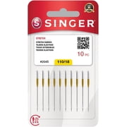 SINGER 10-Pack Stretch 2045 Sewing Machine Needles, Size 110/18