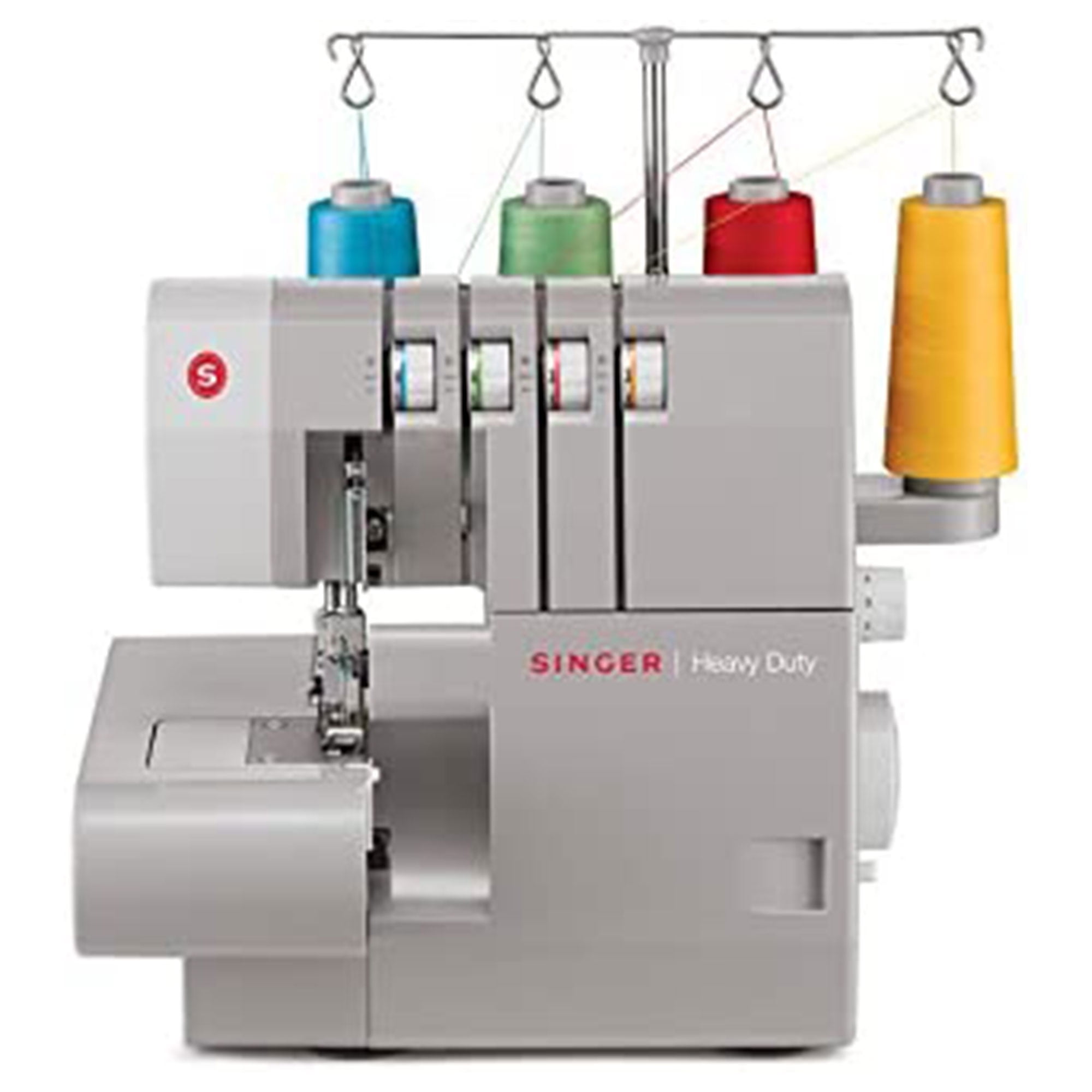 Singer | X5004HD Heavy Duty Serger with Metal Frame, 2/3/4 Thread Capacity, and 60% Larger Cutting Knife - Sewing Made Easy