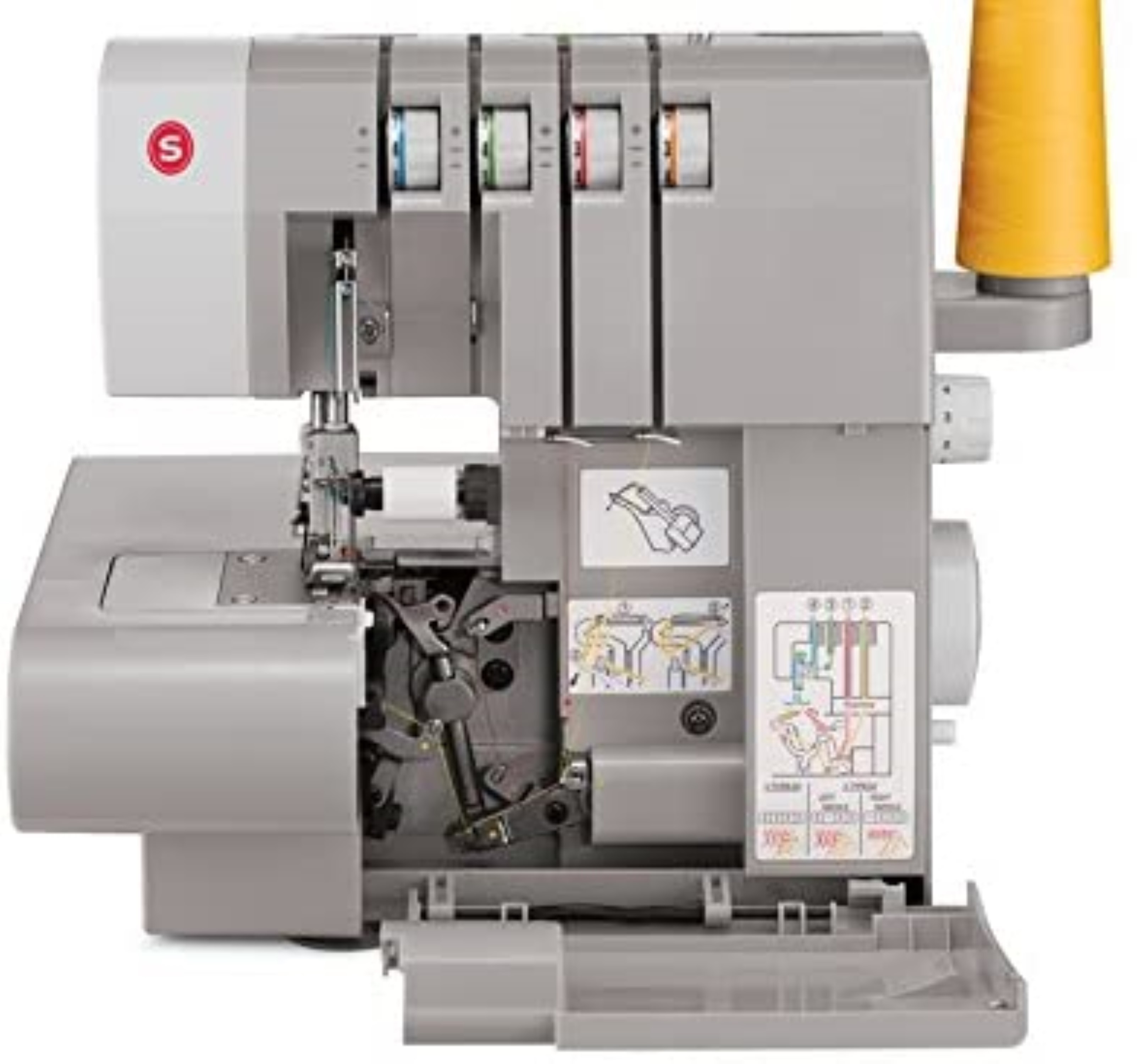 SINGER 14HD854 Heavy Duty Serger with LED Lights, Adjustable and