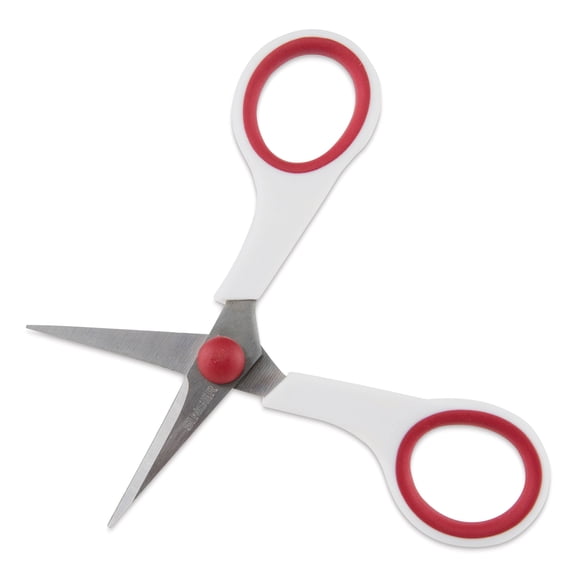 SINGER 4.75-Inch Detail Scissors with Red and White Comfort Grip
