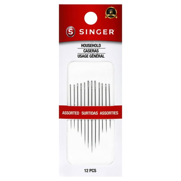 SINGER Assorted Steel Household Hand-Sewing Needles, Assorted