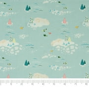 SINGER Christmas Collection 44" 100% Cotton Clouds Sewing & Craft Fabric 8 yd By the Bolt, Multi-color